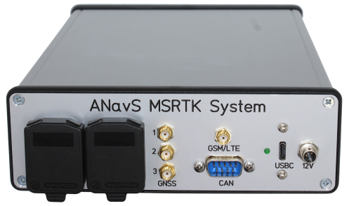 ANavS Multi-Sensor RTK module in metal chasing