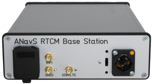 ANavS RTCM Base Station with metal casing